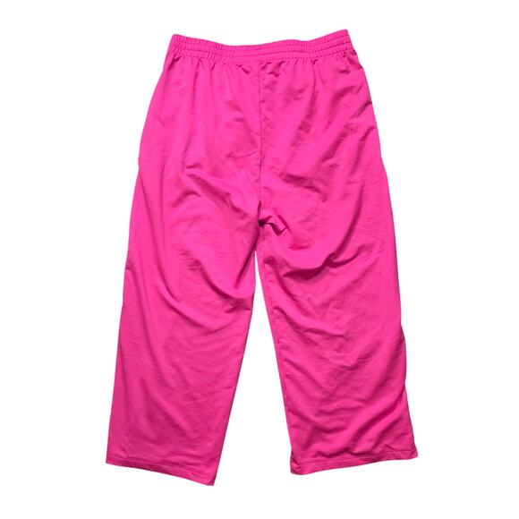 PINK Active Sweatpants Women L Pink Drawstring Wide Leg Athleisure - Picture 5 of 7